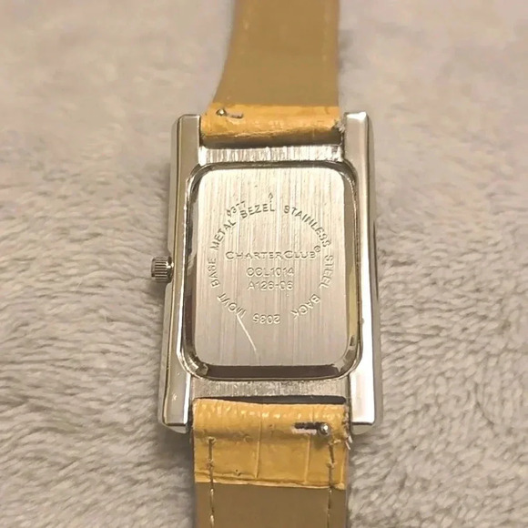 Charter Club women watch yellow - Picture 5 of 8